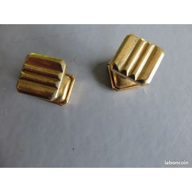 Anciens Boutons De Manchettes Plaqué Or/B8