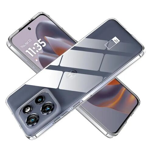 Coque pour Motorola Edge 50 Neo / 60 Neo 5G / ThinkPhone 25 - housse etui silicone gel fine + film ecran - TRANSPARENT TPU