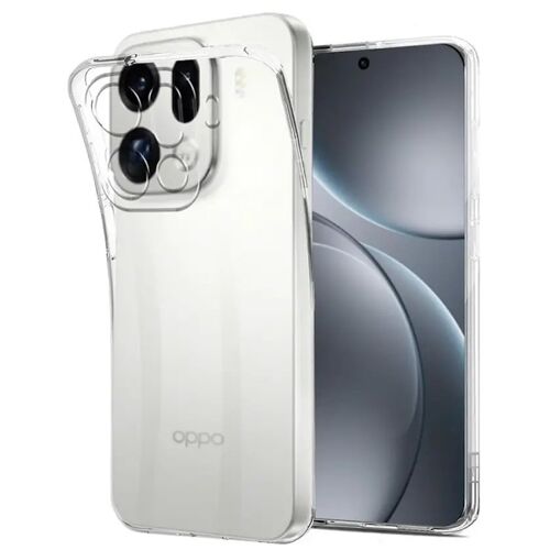 Coque pour Oppo Find X9 Pro 5G - housse etui silicone gel fine + film ecran - TRANSPARENT TPU