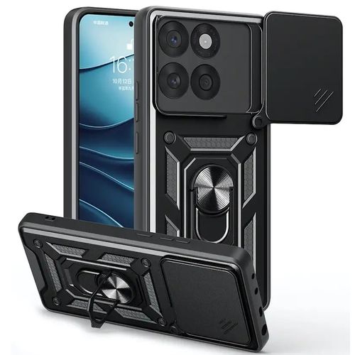 Coque pour Motorola Edge 60 / 60 Fusion 5G - housse etui rigide anti choc + verre trempe - NOIR