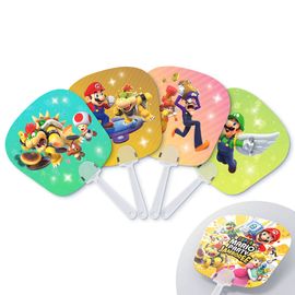 Collector ! Set d e 4 éventails Super Mario Party Jamboree officiel My Nintendo forme Japonaise, parfaits pour de la décoration