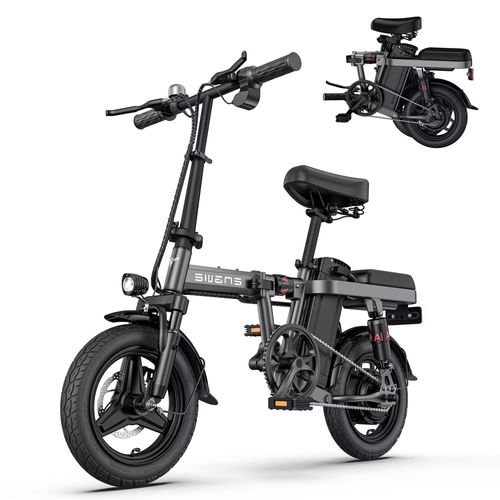 Engwe T14 25km/H Vélo Électrique Pliable 14", 48v 10ah, Autonomie 40km, Moteur 250w, Charge 120kg, Gris
