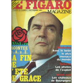 Le Figaro Magazine 05/09/1981 Alain Delon Enfin Metteur En Scène, Marlène Dietrich, George Hamilton, Nathalie Jadot, George Steiner, Dalida, Louise Weiss, Verrines Village Poète Et Paysan/Luc Bérimont