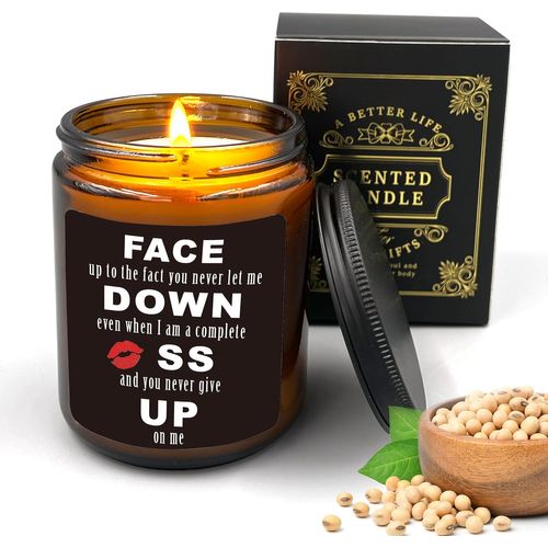 Bougies Parfumees Hommes Femmes Cadeau Romantique pour Anniversaire Mariage avec Design Artistique