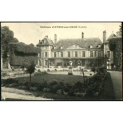 Carte Postale Château D'Athis-Sur-Orge , S.-Et-O.