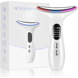 Appareil De Massage Facial Barsinfi Contre Les Rides, Appareil De Beauté Du Visage Avec 4 Modes, Appareil Anti-Rides 45 °C Pour Raffermir Et Lifter La Peau, Blanc