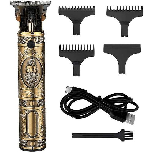 Tondeuse À Cheveux Électrique Pour Hommes Avec Voyant Led (Bronze), Bronze