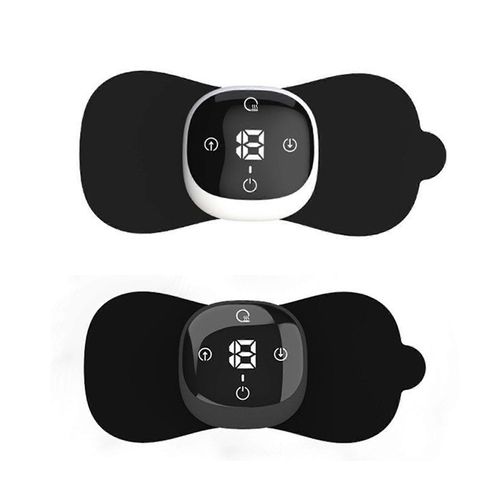 Appareil De Massage Cervical Par Ems (Électrostimulation Musculaire) À Chauffage Rapide, Portable Et Sûr Pour Le Dos, Masseur De Cou Et De Taille, Blanc.