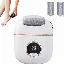 Lime Électrique Professionnelle Pour Les Pieds, Outil De Pédicure Pour Éliminer Les Callosités Et Les Peaux Mortes, Blanche