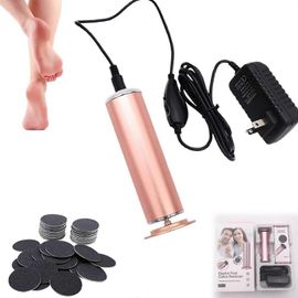 Lime Électrique Pour Les Pieds, Élimine Les Callosités Et Les Peaux Mortes, Outil De Pédicure, Brosse Pour Les Pieds, Dorée