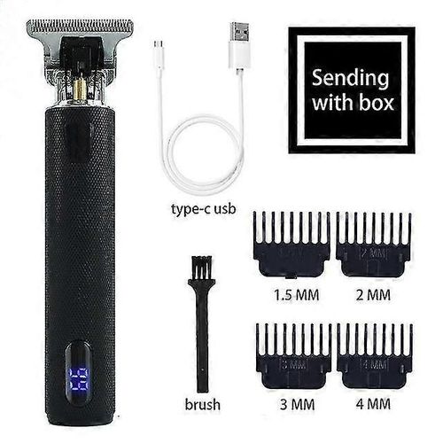 Tondeuse À Cheveux Électrique Usb Rechargeable, Rasoir Et Tondeuse À Barbe Professionnels Pour Hommes, Machine De Coupe De Cheveux Et De Barbe, C
