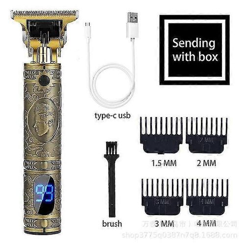Tondeuse À Cheveux Électrique Usb Rechargeable, Rasoir Et Tondeuse À Barbe Professionnels Pour Hommes, Appareil De Coupe De Cheveux Et De Barbe, G