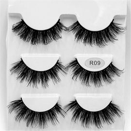 Faux Cils Individuels, Cils Naturels Et Doux, Faux Cils Noirs En Touffes Épaisses Pour Maquillage Féminin. 