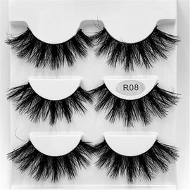Faux Cils Naturels Et Doux, Noirs, Épais, Pour Maquillage Féminin, Puw0607,H 