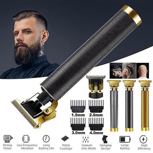 Nouvelle Tondeuse À Cheveux Usb Professionnelle Pour Hommes, Rasoir Et Barbe, 0 Mm, Machine De Coupe De Cheveux Pour Hommes, Noire