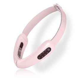 Appareil De Massage Facial Et De Lifting Intelligent Pour Le Menton Et Le Visage, Pour Un Effet Liftant Et Un Contour Du Visage Optimal. Usage Domestique. Référence : B1017-213, Rose.