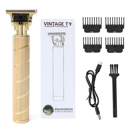 Tondeuse À Cheveux Électrique Sans Fil, Rechargeable Par Usb, Spirale Or Rose