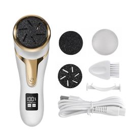 Lime Électrique Pour Les Pieds, Aspirateur Pour Éliminer Les Callosités Et Les Peaux Mortes, Outil De Pédicure, Blanche