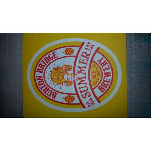 Sous-Bock Bière Burton Bridge Summer