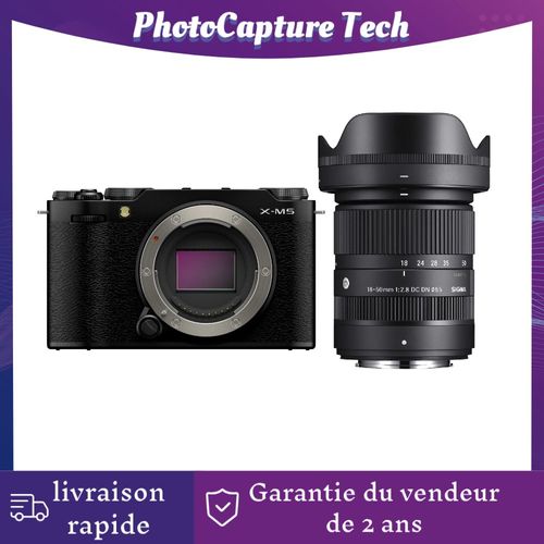 Fujifilm X-M5 noir + Sigma 18-50mm f2.8 DC DN