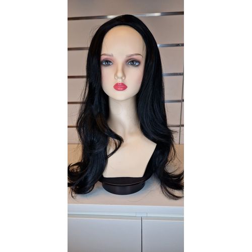 Perruque Femme Synthetique Longue Couleur 1 (Noir) Style Naturel– Bon Plan-Destockage