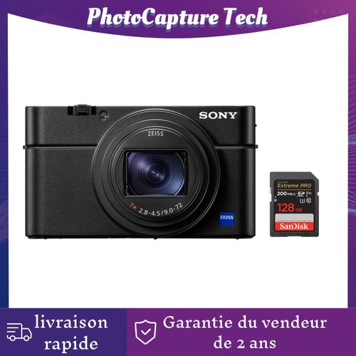 Sony RX100 VII Noir + SanDisk Extreme PRO UHS-I de 128 Go