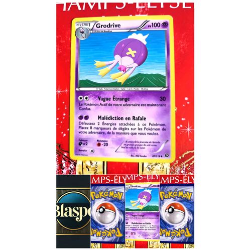 Carte Pokémon Grodrive Pv100 | Carte Originale | Jeu De Cartes À Collectionner