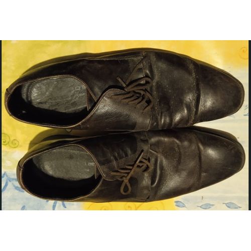 Chaussures Homme - En Cuir - A Lacets - Marron - Taille 41