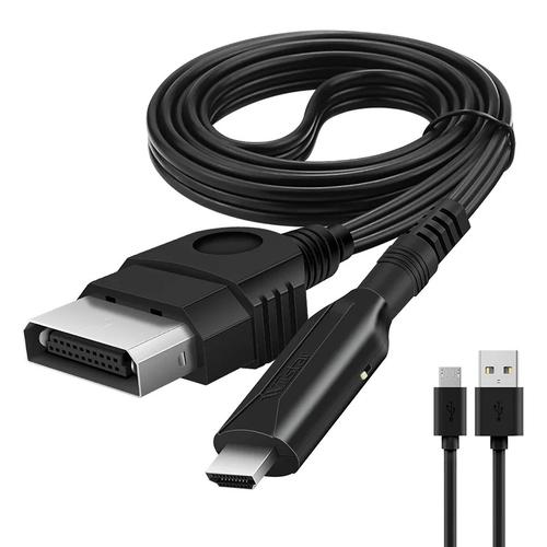 Câble Convertisseur prise Xbox 1ère Génération vers HDMI  Adaptateur HD 1080p/720p avec Alimentation USB  1 m  Compatible TV & Moniteurs HD  Straße Game®
