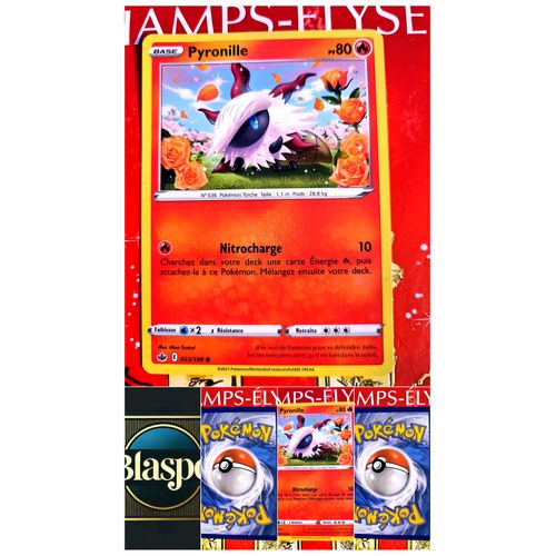 Carte Pokémon Pyronille Pv80 | Carte Originale | Pokémon Tcg