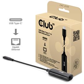 CLUB3D CAC-2530 station d'accueil Avec fil USB 3.2 Gen 1 (3.1 Gen 1) Type-C Noir