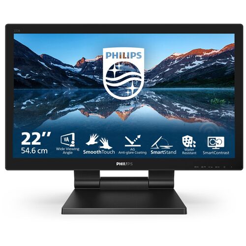 Ecran PC Philips B Line 222B9TA/00 21.5" 1920 x 1080 Full HD LCD Écran tactile Dessus de table Noir
