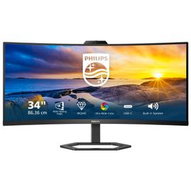Ecran PC Philips 5000 series 34E1C5600HE/00 34" 3440 x 1440 4K Ultra HD LED Noir