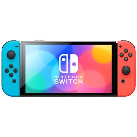 Nintendo Switch OLED + Switch Sports console de jeux portables 7" 64 Go Écran tactile Wifi Noir, Bleu et Rouge