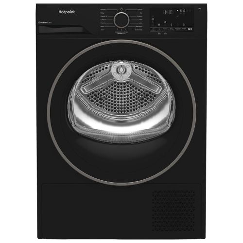 Hotpoint HPT 94D BBS IT sèche-linge Pose libre chargement frontal 9 kg Noir