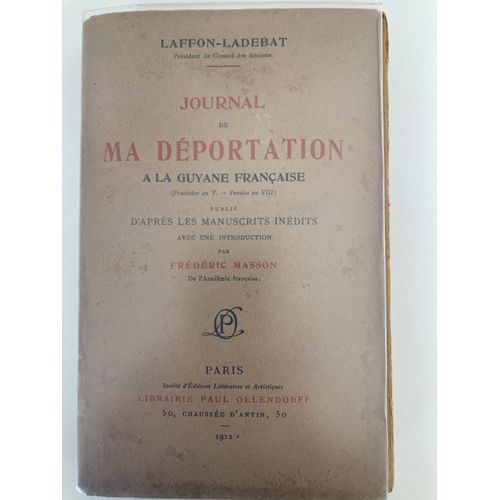 Livre Journal De Ma Déportation