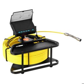 Endoscope Industriel Double Objectif 4.3" IPS - Caméra Inspection Étanche IP67 16.4FT, 8 LED Pour Tuyaux Et Espaces Confines