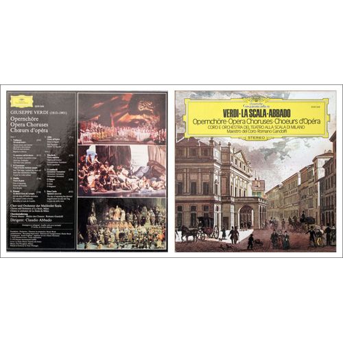 Verdi : Choeurs D'Opéra - Ch?urs & Orchestre De La Scala De Milan - Claudio Abbado - Album Vinyle