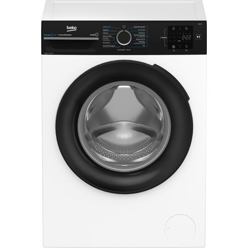 Beko b300 BM3WFSU39413 machine à laver chargement frontal 9 kg 1351 tr/min Noir et Blanc