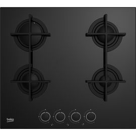 Beko HILG 64225 SB Noir Intégré 60 cm Gaz 4 zones