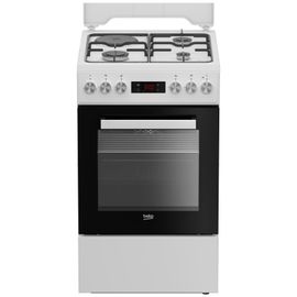 Beko FSE53321WCS four et cuisinière Électrique/Gaz Combi Blanc