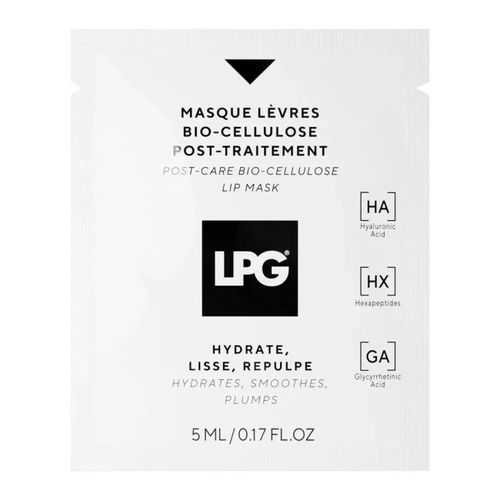 Lpg Masque Lèvres Bio-Cellulose Post-Traitement Hydrate, Lisse Et Repulpe 5ml 
