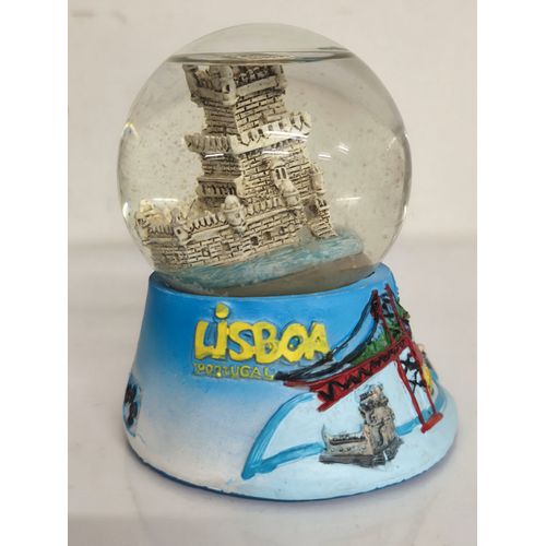 Boule A Neige Lisboa Portugal Hauteur 10 Cm