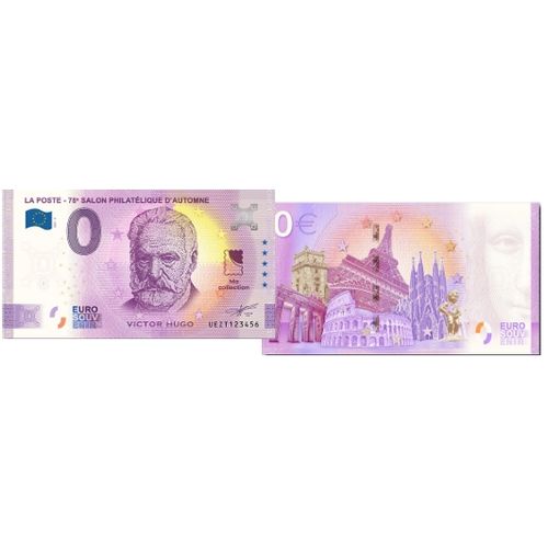 La Poste - 78ème Salon Philatélique D'Automne - Billet Zéro Euro