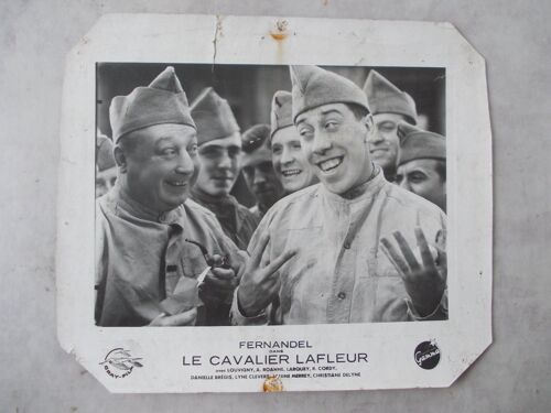 Fernandel Affichette De Cinema Ancienne