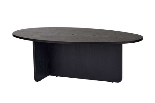 Table basse en bois "Orba" - 120 x 65 x 40 cm - Bois Noir