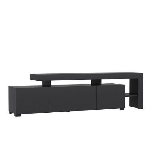 Meuble TV en bois "Beliz" - 192 x 37 x 53 cm - Anthracite