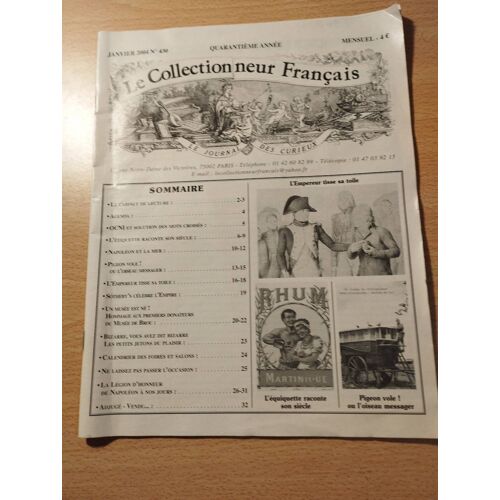 Le Collectionneur Français N° 430