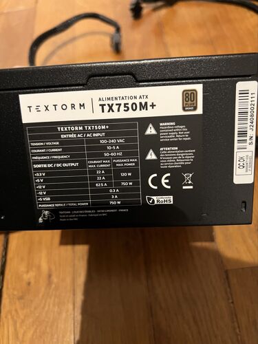 Alimentation TEXTORM ATX TX750M