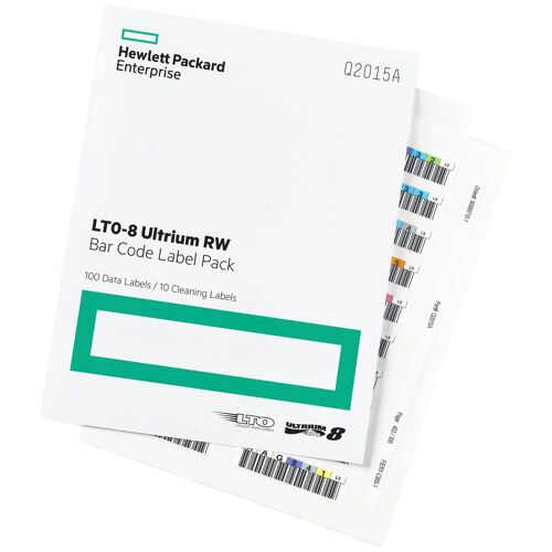 HPE LTO-8 Ultrium RW Bar Code Label Pack